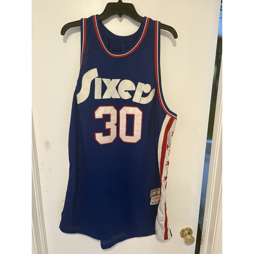 Mitchell And Ness  1975-76 Philadelphia 76ers George McGinnis Jersey Size 3XL
